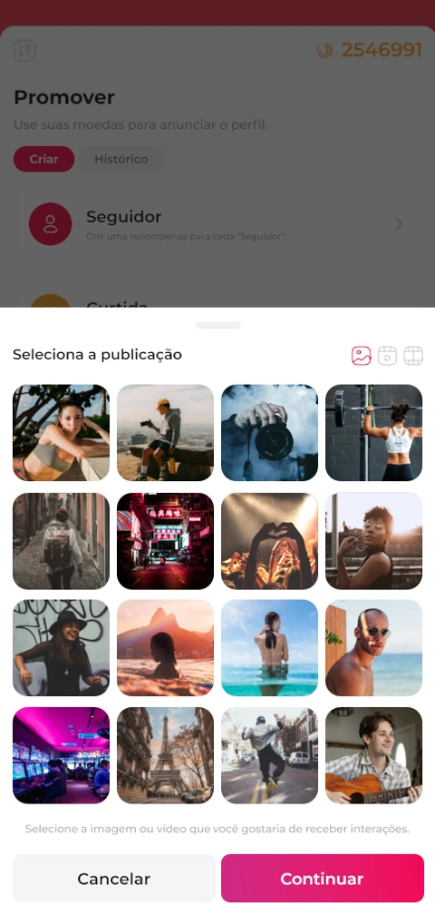 InsteLikes: Get likes